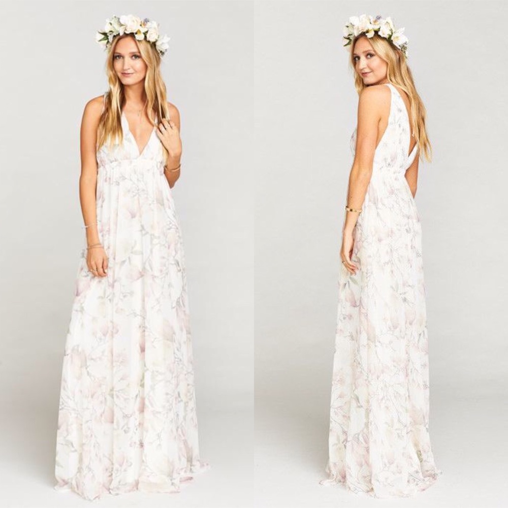 Show Me Your Mumu | Ava Forever Vine Floral Maxi Bridal Dress